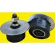 Rulli in Gomma diam. 90 mm con guida in acciaio