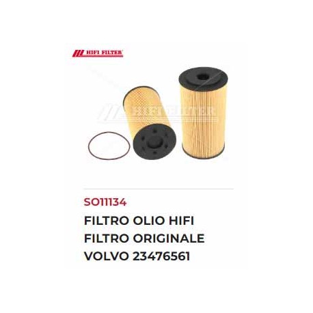 Filtro OLIO MOTORE volvo so11134