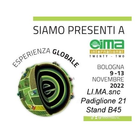 Siamo presenti Eima di bologna dal 9 al 13 novembre  padiglione 21 Stand B45